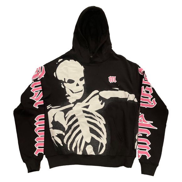 MAXIMO Maximo Skeleton Hoodie black - Picture 2 of 2